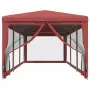 Tenda per Feste con Pareti Laterali in Rete 3x9 m HDPE