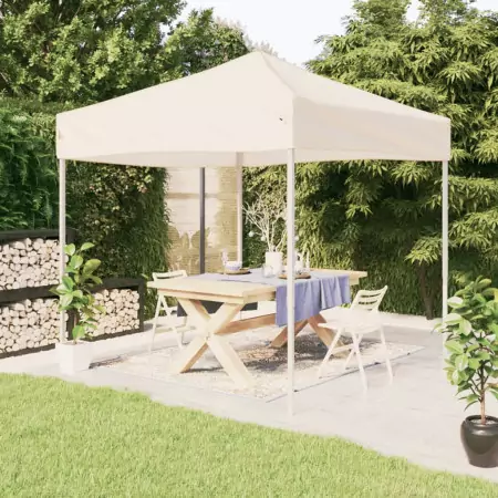 Tenda per Feste Pieghevole Crema 3x3 m