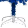 Set Albero Natale Artificiale con LED e Palline Blu 150 cm PVC
