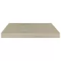 Scaffali a Parete 2 pz Rovere 50x23x3,8 cm in MDF