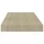 Scaffali a Parete 2 pz Rovere 50x23x3,8 cm in MDF