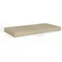 Scaffali a Parete 2 pz Rovere 50x23x3,8 cm in MDF