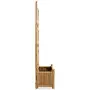 Letto Rialzato da Giardino con Graticcio in Bambù 40 cm