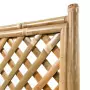 Letto Rialzato da Giardino con Graticcio in Bambù 40 cm