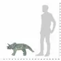 Dinosauro Triceratopo di Peluche Giocattolo Verde XXL