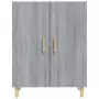 Credenza Grigio Sonoma 70x34x90 cm in Legno Multistrato