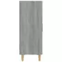 Credenza Grigio Sonoma 70x34x90 cm in Legno Multistrato