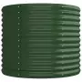 Vaso da Giardino Acciaio Verniciato a Polvere 224x80x68cm Verde