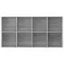 Libreria/Credenza Grigio Sonoma 66x30x130 cm Legno Multistrato