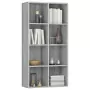 Libreria/Credenza Grigio Sonoma 66x30x130 cm Legno Multistrato