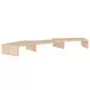 Supporto per Monitor 80x24x10,5 cm in Legno Massello di Pino