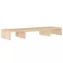 Supporto per Monitor 80x24x10,5 cm in Legno Massello di Pino