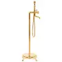 Rubinetteria a Colonna per Vasca Bagno Acciaio Inox 99,5cm Oro