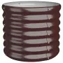 Vaso Giardino Acciaio Verniciato a Polvere 40x40x36 cm Marrone