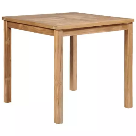 Tavolo da Giardino 80x80x77 cm in Legno Massello di Teak