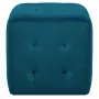 Pouf 2 pz Blu 30x30x30 cm in Velluto