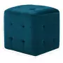 Pouf 2 pz Blu 30x30x30 cm in Velluto