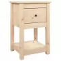 Comodini 2 pz 40x35x61,5 cm in Legno Massello di Pino