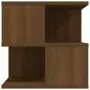 Tavolino da Salotto Rovere Marrone 40x40x40cm Legno Multistrato