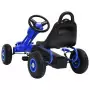 Go Kart a Pedali con Pneumatici Blu