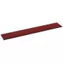 Pannelli Murali 12 pz Rosso Vino 90x15 cm Tessuto 1,62 m²