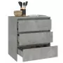 Credenza Grigio Cemento 70x41x75 cm in Truciolato