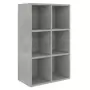 Libreria/Credenza Grigio Cemento 66x30x97,8 cm in Truciolato