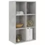 Libreria/Credenza Grigio Cemento 66x30x97,8 cm in Truciolato