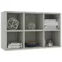 Libreria/Credenza Grigio Cemento 66x30x97,8 cm in Truciolato