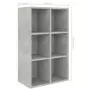 Libreria/Credenza Grigio Cemento 66x30x97,8 cm in Truciolato