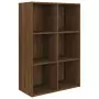 Libreria/Credenza Rovere Marrone 66x30x98 cm Legno Multistrato