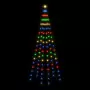 Albero di Natale Pennone Colorato 108 LED 180 cm