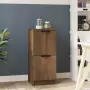 Credenza Rovere Marrone 30x30x70 cm in Legno Multistrato