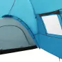 Tenda Igloo da Campeggio 650x240x190 cm per 8 Persone Blu