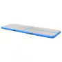 Tappetino Ginnastica Gonfiabile con Pompa 300x100x10 cm PVC Blu