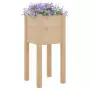 Fioriere da Giardino 2 pz 31x31x70 cm Legno Massello di Pino