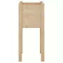 Fioriere da Giardino 2 pz 31x31x70 cm Legno Massello di Pino