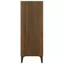 Credenza Rovere Marrone 34,5x32,5x90 cm in Legno Multistrato