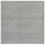 Comodini 2 pz Grigio Calcestruzzo 40x30x40 cm in Truciolato