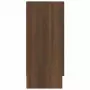 Mobile Vetrina Rovere Marrone 120x30,5x70 cm Legno Multistrato