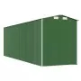 Capanno da Giardino Verde 192x606x223 cm Acciaio Zincato