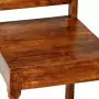 Set Tavolo da Pranzo 5 pz Legno Massello di Acacia e Sheesham