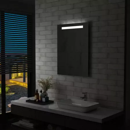 Specchio da Parete a LED per Bagno 60x80 cm