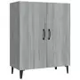 Credenza Grigio Sonoma 70x34x90 cm in Legno Multistrato