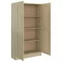 Libreria Rovere Sonoma 82,5x30,5x150 cm in Truciolato