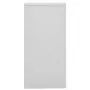 Armadietto a Chiave Grigio Chiaro e Rosso 90x45x92,5 cm Acciaio