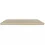 Scaffali a Parete 4 pz Rovere 90x23,5x3,8 cm in MDF