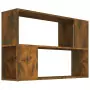 Libreria Rovere Fumo 100x24x63 cm in Legno Multistrato