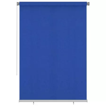 Tenda a Rullo per Esterni 160x230 cm Blu HDPE