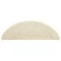 Tappeti Autoadesivi Scale Aspetto Sisal 15 pz 65x25 cm Crema